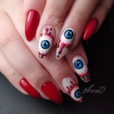 Ідеї манікюру на Геловін