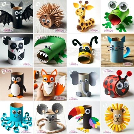 Поделки для детей, интересные идеи