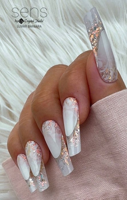 Креативний манікюр для нареченої на весну 2026, ідеї