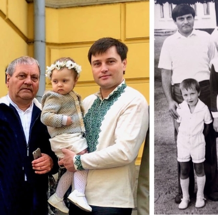 Телеведучий Андрій Ковальський до Дня батька показав свого тата - в молодості і зараз