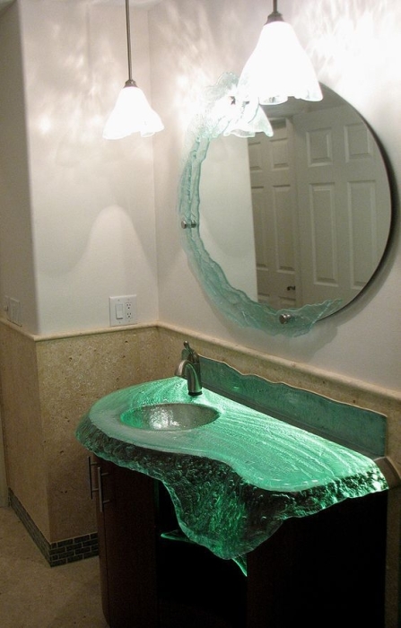 Стекло и мозаика: ультрамодные раковины для ванной комнаты (ФОТО) - фото №7