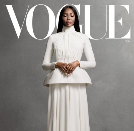 Наоми Кэмпбелл снялась для нового выпуска Vogue, который посвящен протестам в США (ФОТО) - фото №1