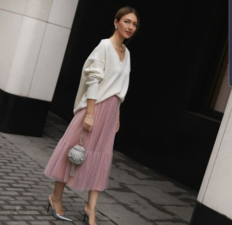 Фатиновая юбка в сентябре: с чем носить и какой цвет самый модный (ФОТО) - фото №17