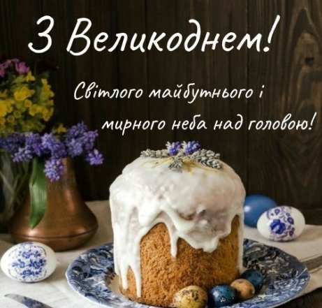 Картинки та листівки з Великоднем