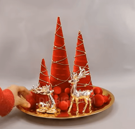 Как сделать новогоднюю мини-елку, мастер-класс