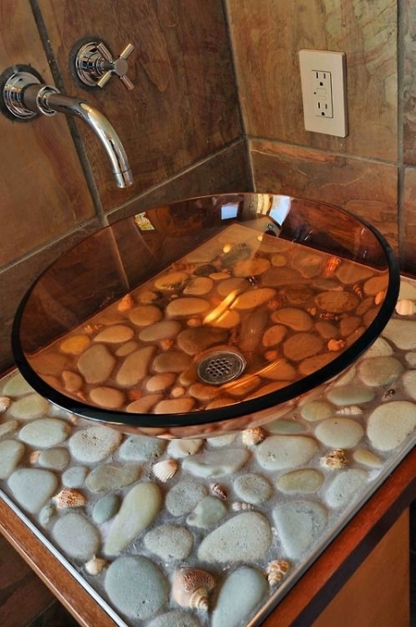 Стекло и мозаика: ультрамодные раковины для ванной комнаты (ФОТО) - фото №1