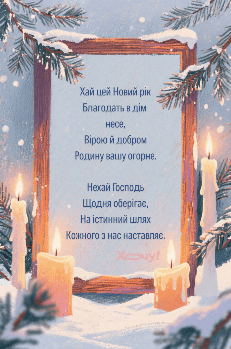 Картинки с Новым годом 2026 в христианской тематике