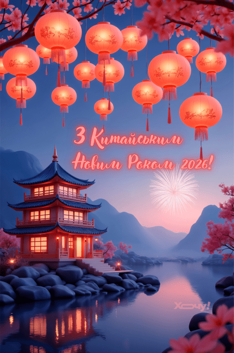 Картинки на Китайський Новий рік 2026, привітання