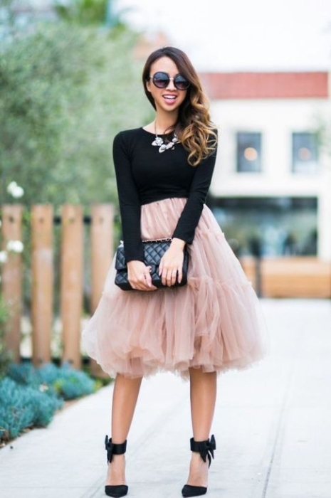 Фатиновая юбка в сентябре: с чем носить и какой цвет самый модный (ФОТО) - фото №12
