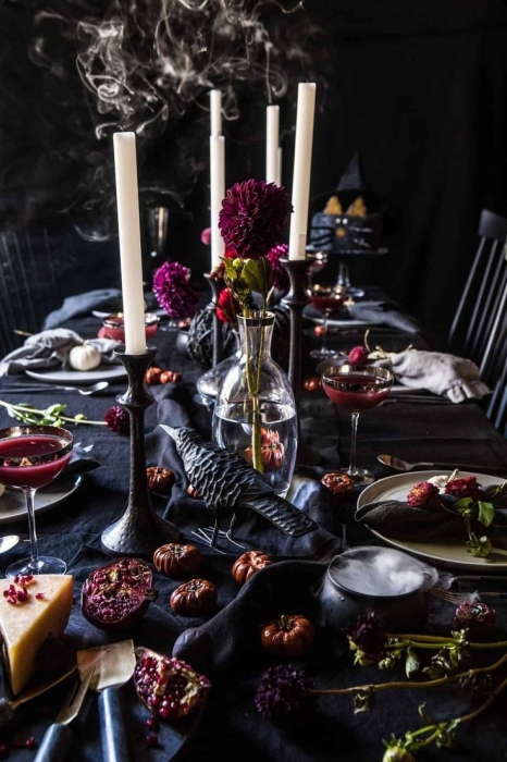Ультрамодная сервировка стола на Хэллоуин 2023: роскошь цветов никто не отменял (ФОТО) - фото №5