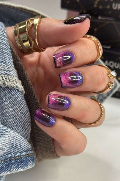 Наймодніший манікюр — котяче око, ідеї