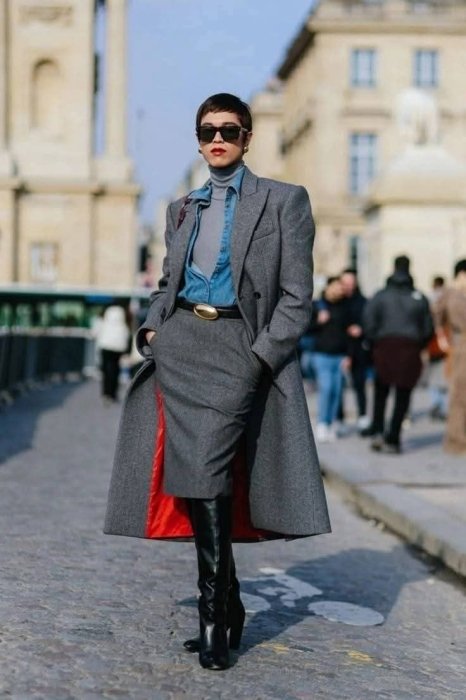 З чим носити спідницю олівець, фото