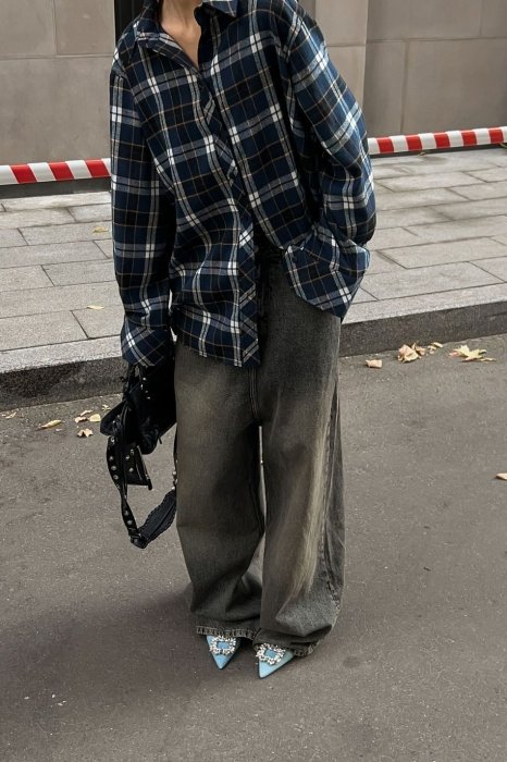 Образы с рубашкой оверсайз, фото