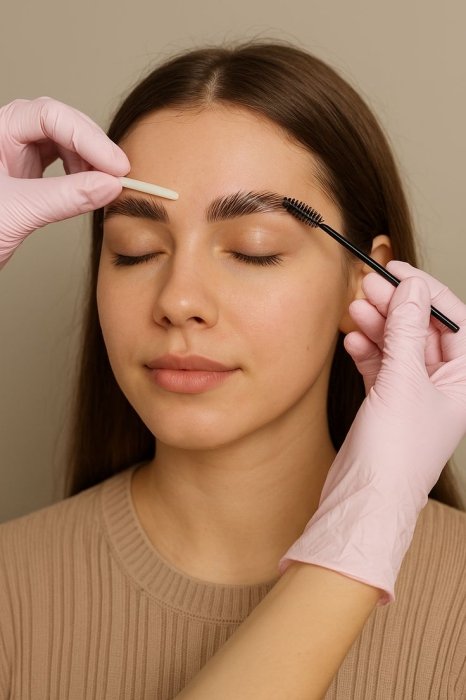 Двойное окрашивание бровей - в чем суть процедуры