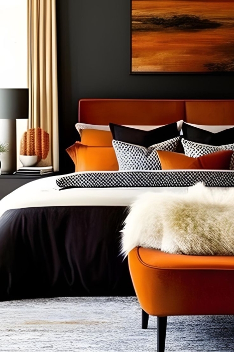Роскошный контраст: как сделать спальню с черным цветом (ФОТО) - фото №4