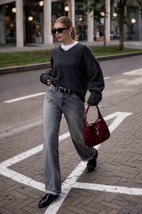 Модные джинсы 2026, фото