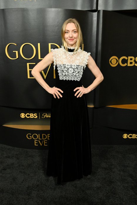 Аманда Сейфрид – модное платье с кружевом 2026