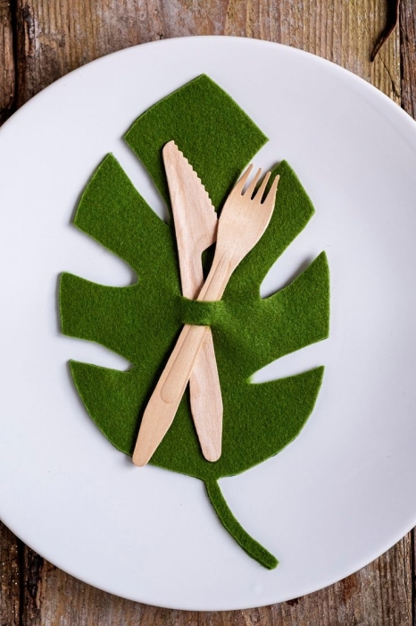 Сервировка в зеленых оттенках: акцент на деталях и самодельная салфетка (ФОТО) - фото №13