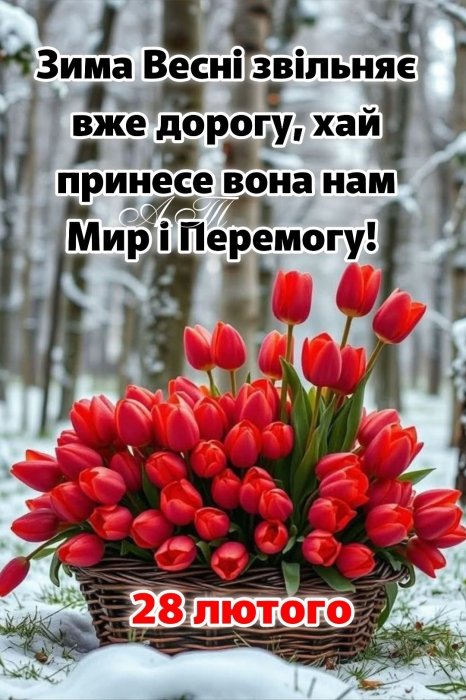 Последний день зимы картинки, открытки на украинском