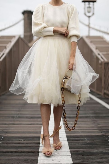 Фатиновая юбка в сентябре: с чем носить и какой цвет самый модный (ФОТО) - фото №10