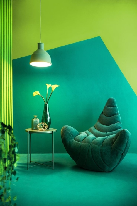 Нестандартний інтер'єр: як два кольори роблять ексклюзив зі звичайної кімнати (ФОТО) - фото №2