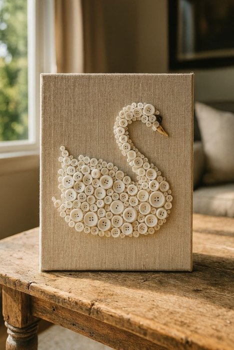 Картина из пуговиц