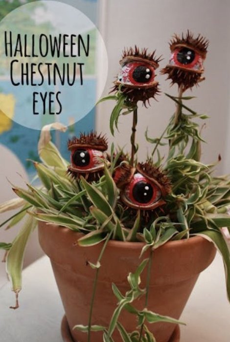 Цікаві ідеї страшного декору на свято