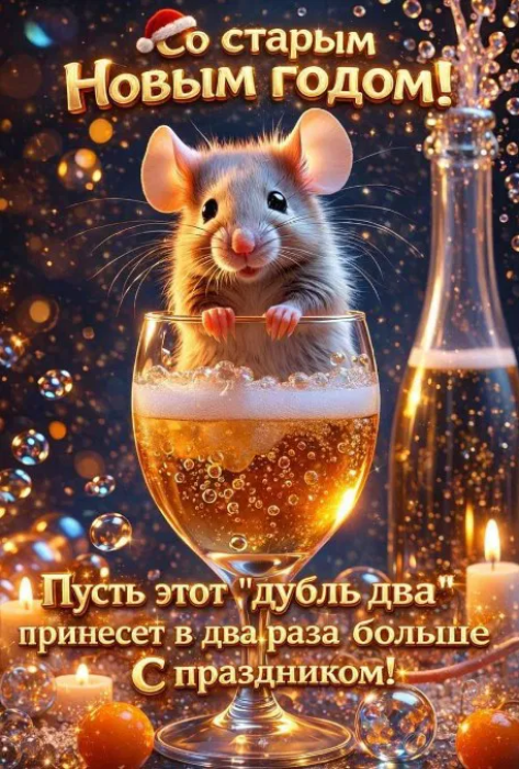 Со Старым Новым годом открытки.