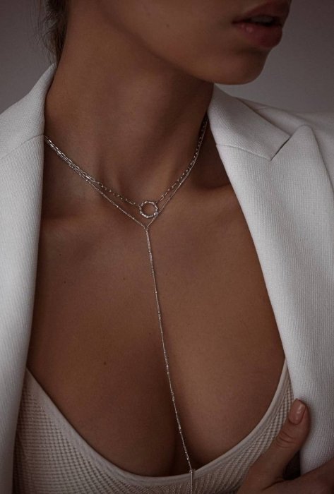 Як підібрати ювелірну прикрасу під форму вирізу на одязі