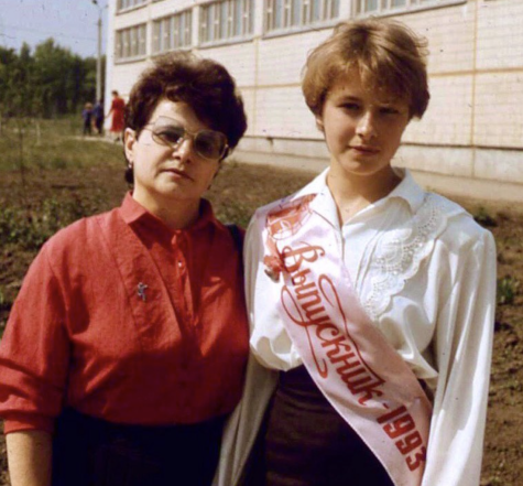 Олена Кравець та її мама