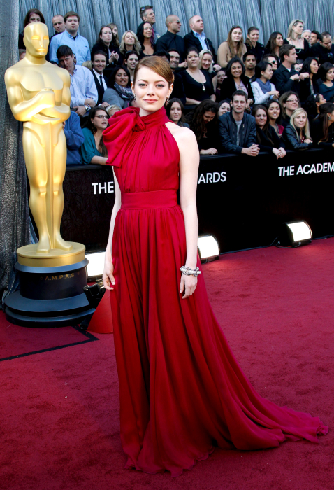 Эмма Стоун на Оскаре 2012, фото