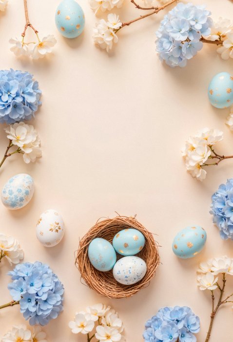 Картинки для телефона к Пасхе: крашенки, золото, цветы — скачать бесплатно