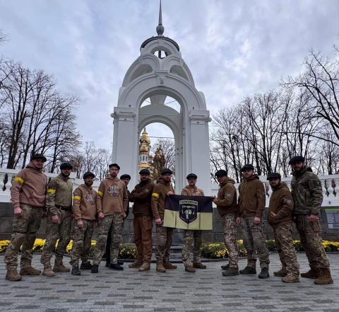 Підрозділ “Гострі картузи” отримав особливий подарунок від Стівена Найта