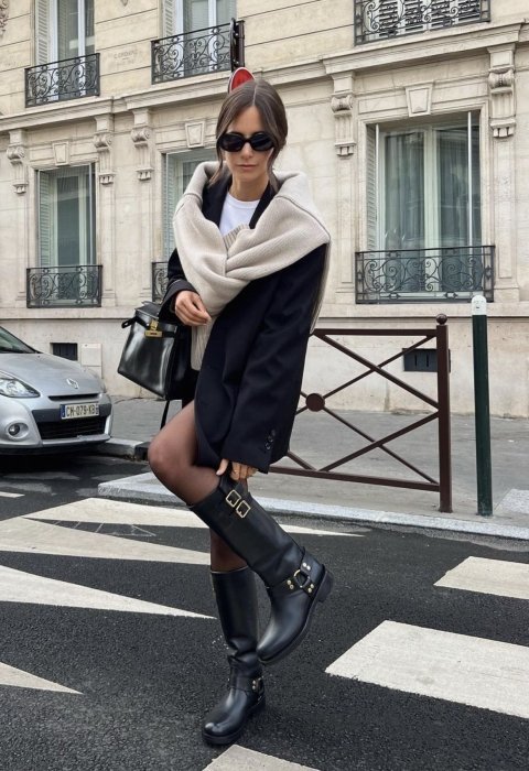 Какая осенняя и зимняя обувь в моде в 2025 году Жокейские сапоги.