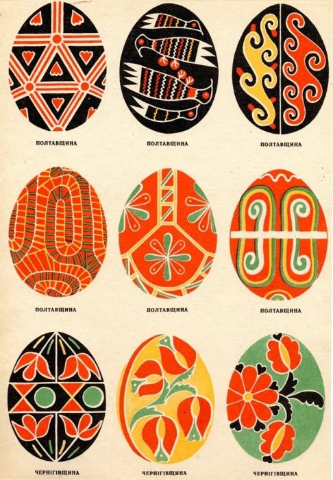 разновидности писанок в Украине