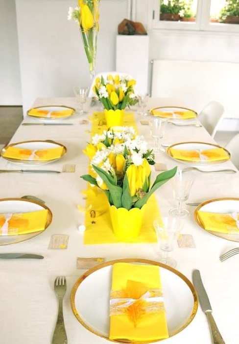 Изысканно и аппетитно: как сервировать стол в желтых цветах (ФОТО) - фото №9