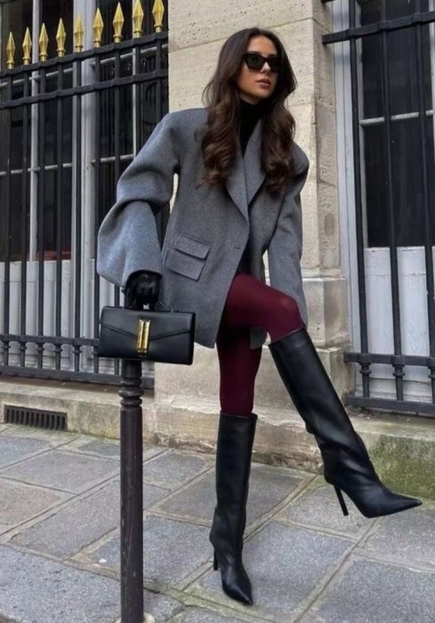 Базовый зимний гардероб на зиму для женщин, фото