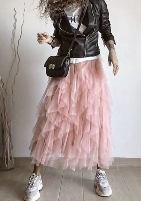 Фатиновая юбка в сентябре: с чем носить и какой цвет самый модный (ФОТО) - фото №5