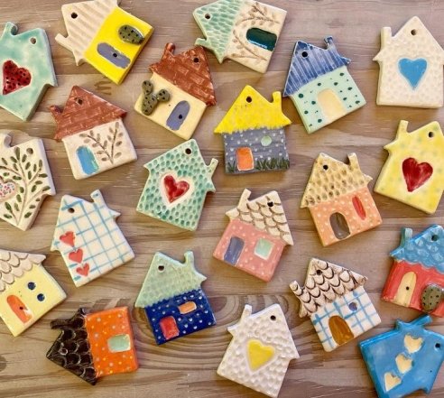 Лепим домики с детьми