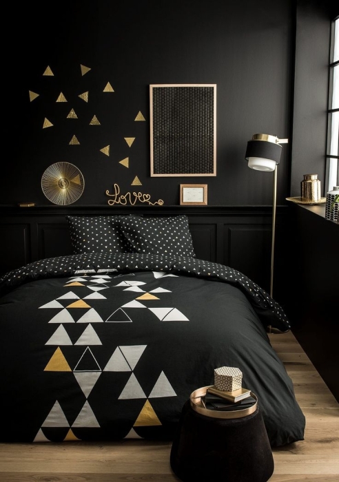 Розкішний контраст: як зробити спальню із чорним кольором (ФОТО) - фото №15