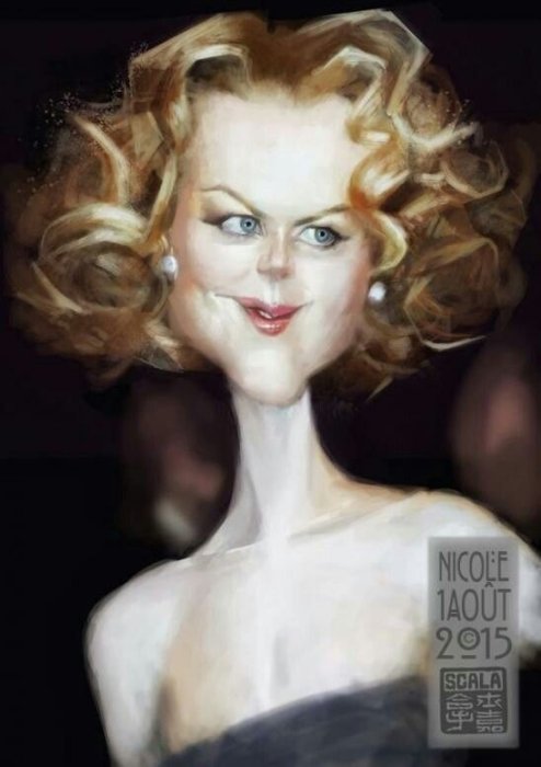 Відомі актори в карикатурах