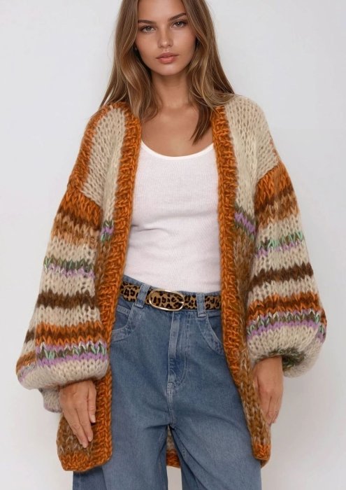 Модные кардиганы 2026 — фото