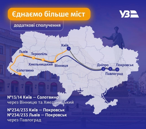 Новые рейсы и меньше времени в пути: "Укрзализныця" меняет график поездов летом - фото №2