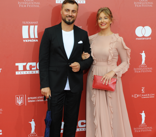 Елена Кравец и ее муж
