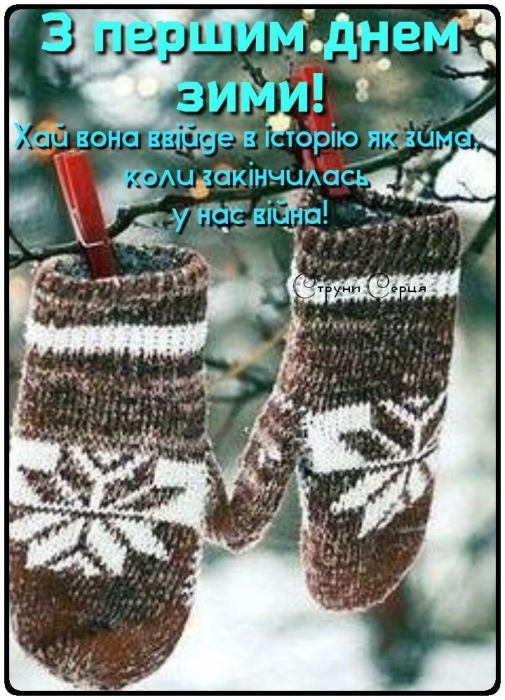 Вітаємо з приходом зими! Щирі побажання та забавні картинки — українською - фото №14