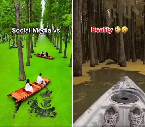 Как выглядят разные места мира в Инстаграме и в реальности