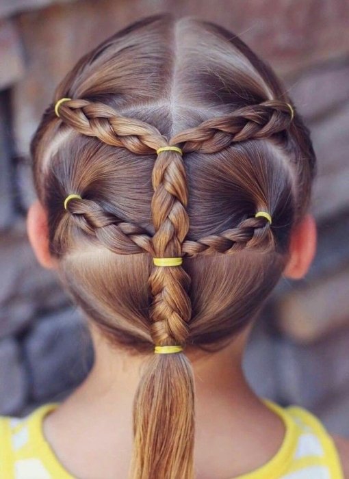 Зачіска для дитини під шапку