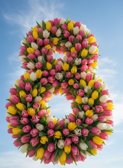 Самые красивые открытки с 8 Марта 2026