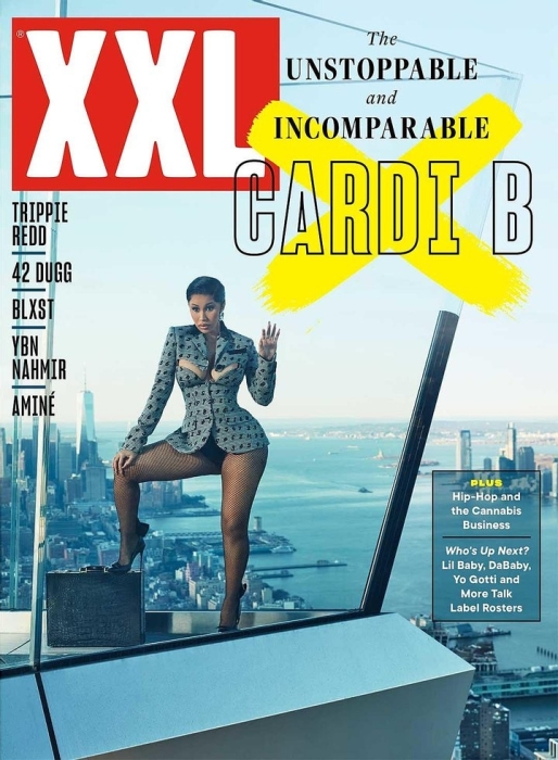 Рэперша Cardi B снялась в откровенной фотосессии для мужского журнала XXL (ФОТО) - фото №1
