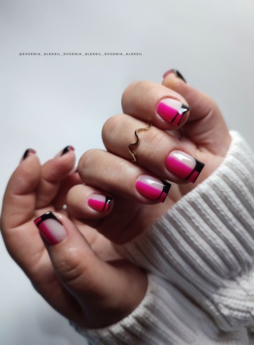 Контрастні нігті: яскравий манікюр для сміливих модниць (ФОТО) - фото №2